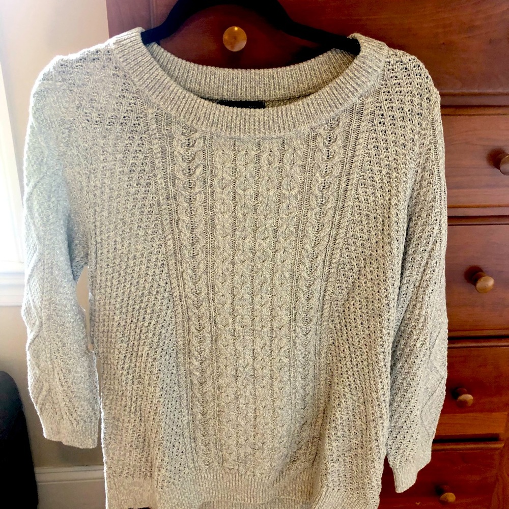 Lands End cable sweater